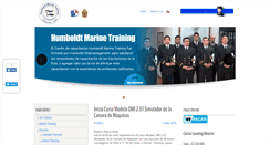 Desktop Screenshot of marinetraining.cl